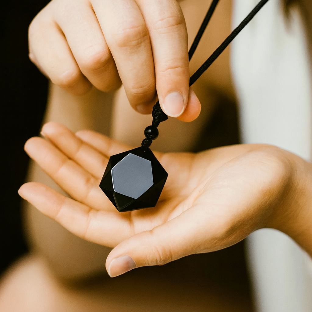 Premium Svart Obsidian Talisman (Kopia)